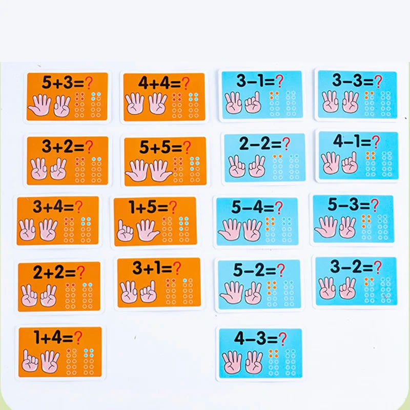 Wooden Counting Hands & Sticks Toy