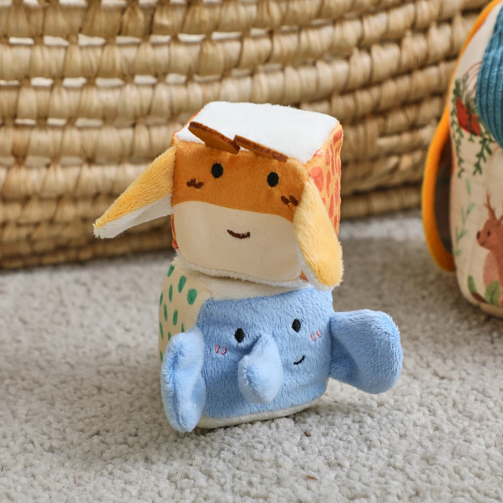 Montessori Plush Farmhouse with Musical Animal