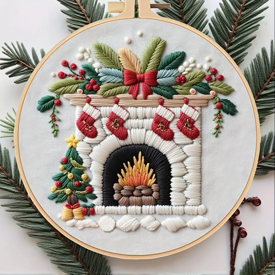 DIY Christmas Embroidery Kit