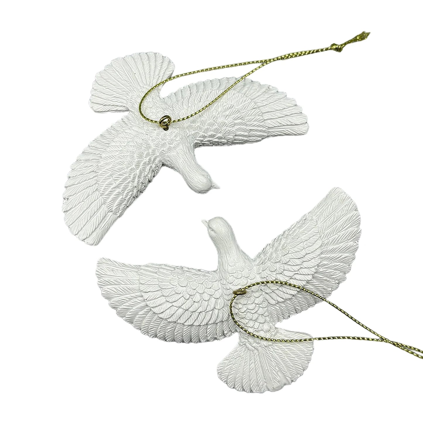 Dove Ornaments - 2 Pcs