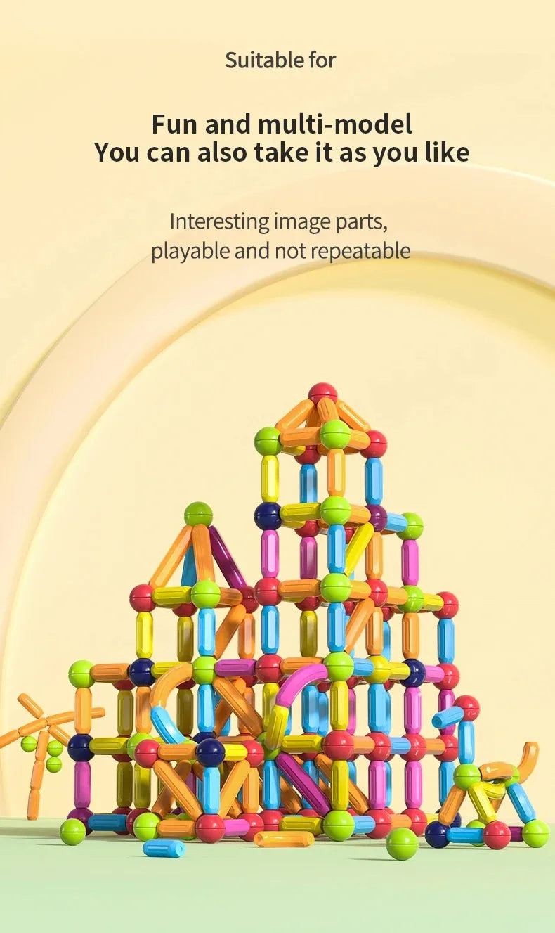 DIY Magnetic Stick Toys