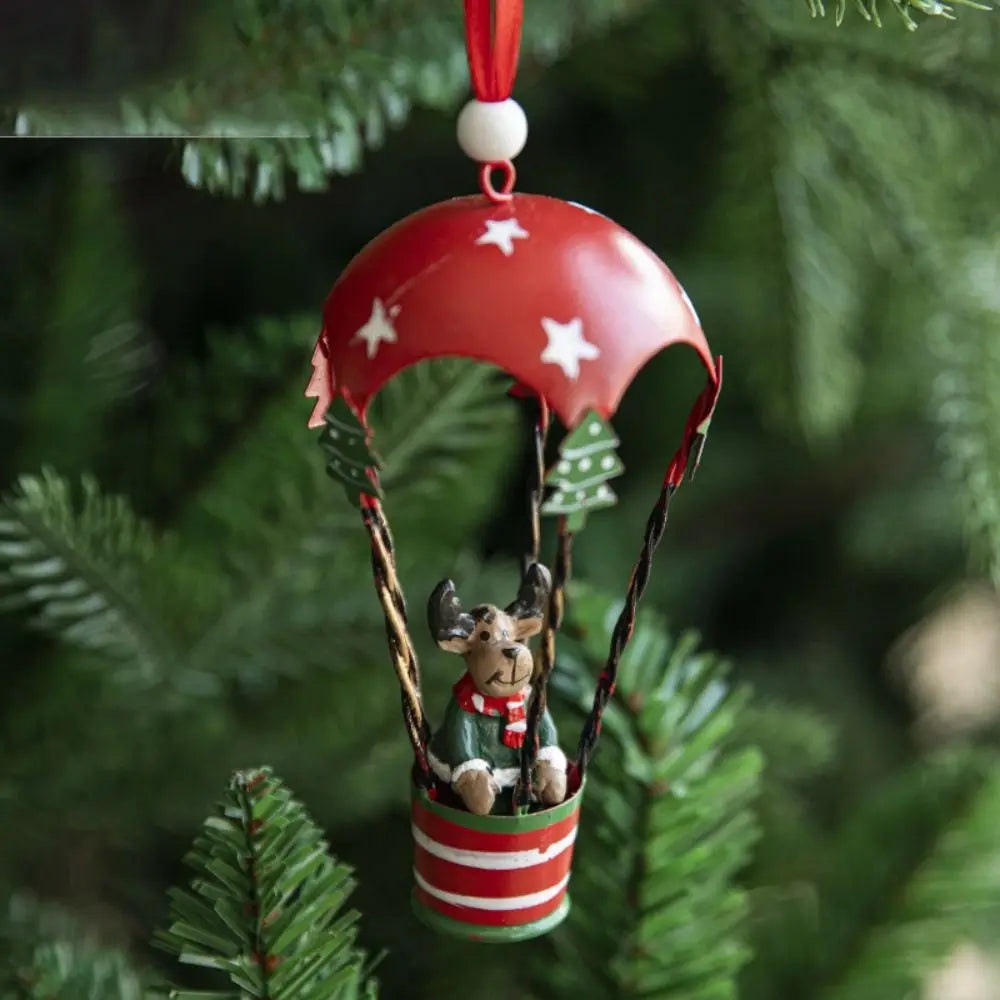 Christmas Hot Air Balloon Ornament