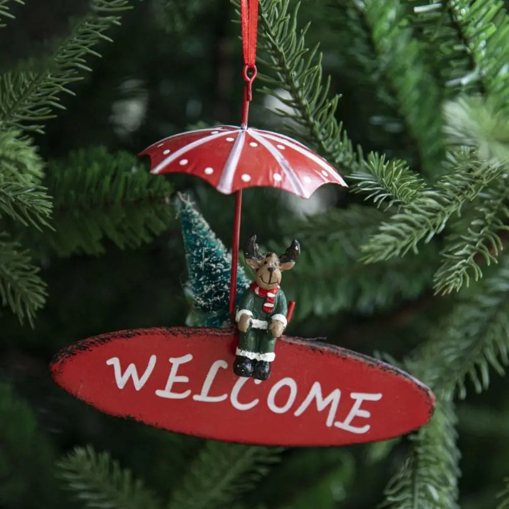 Christmas Hot Air Balloon Ornament