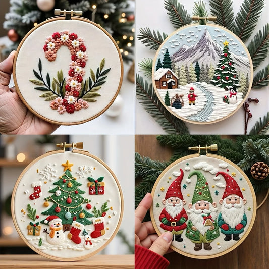 DIY Christmas Embroidery Kit