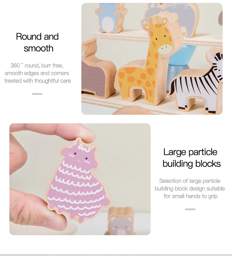 Montessori Wooden Balancing Blocks