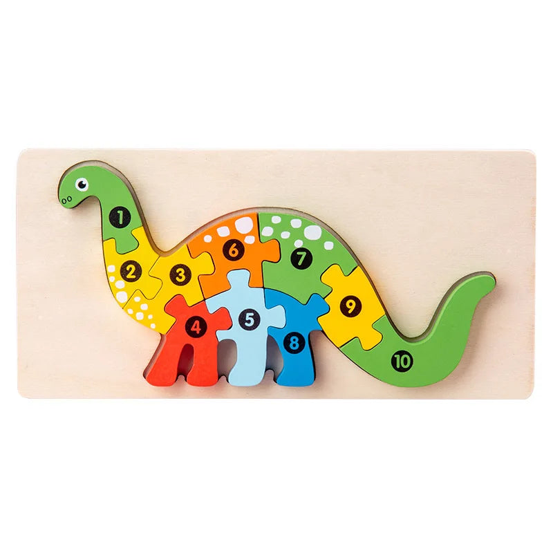 3D Montessori Wooden Puzzle