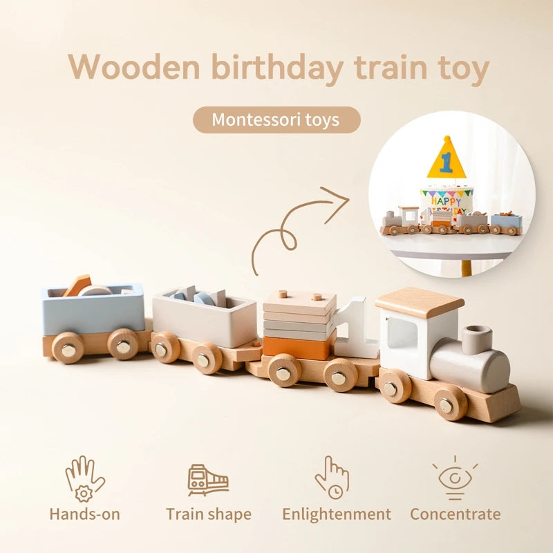 Classic Montessori Train Toy