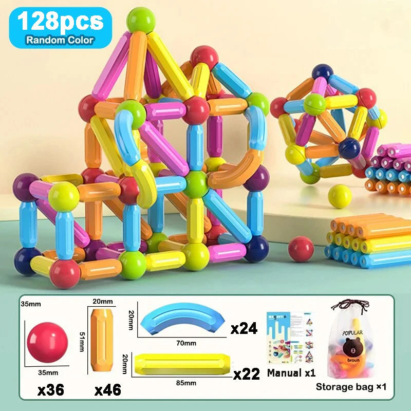 DIY Magnetic Stick Toys