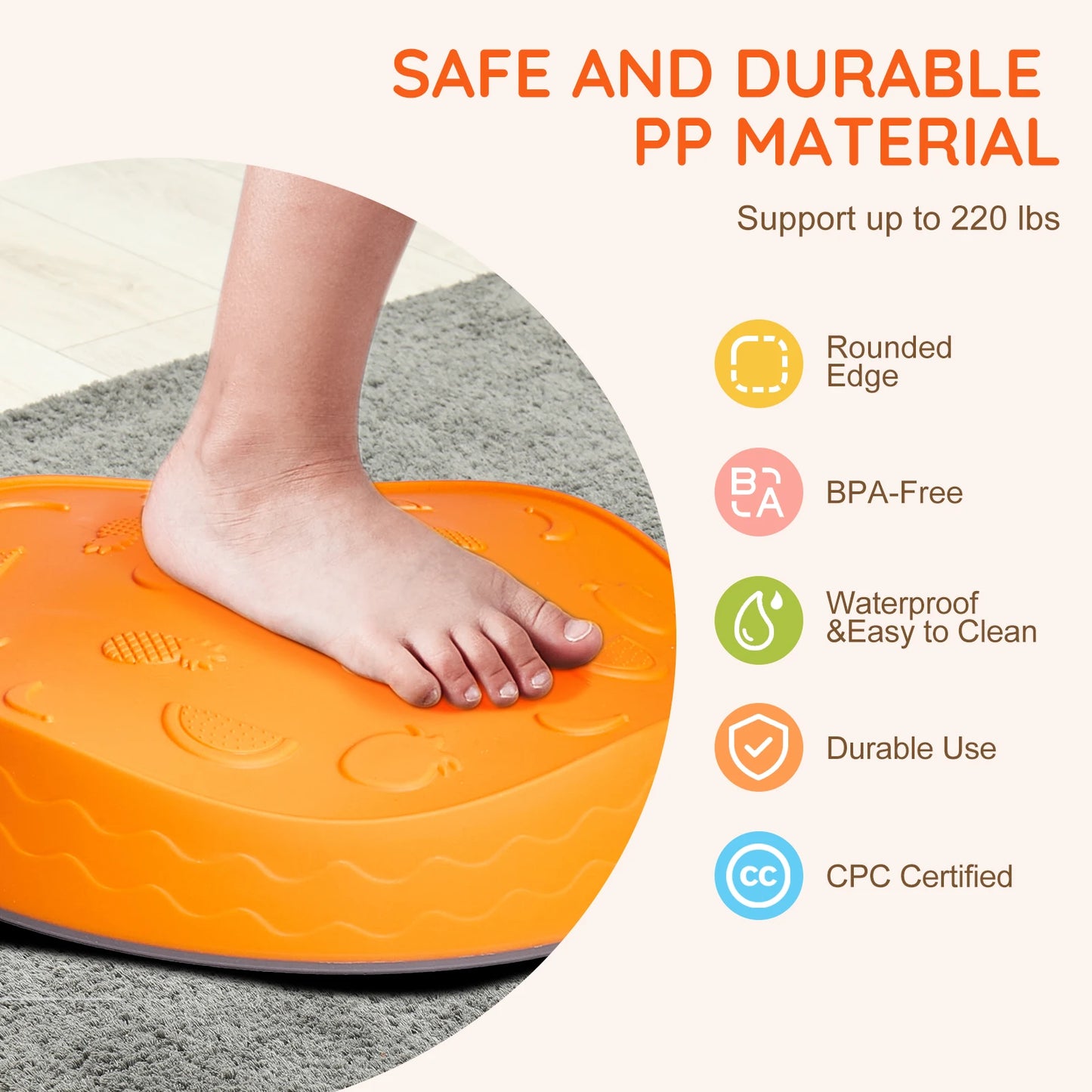5PCS Montessori Balance Stepping Stones