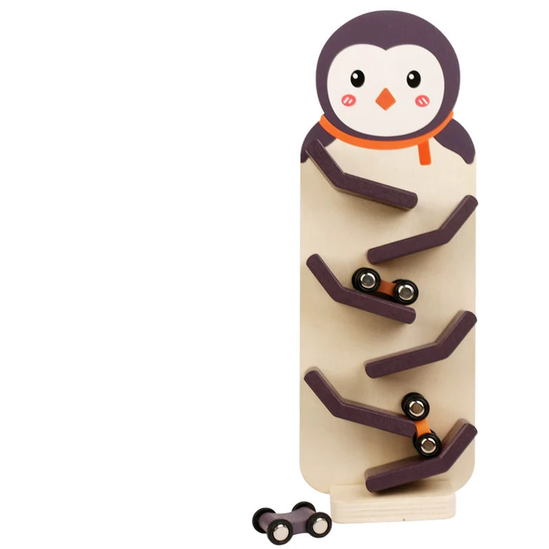 Animal Wooden Car Ramp Racer