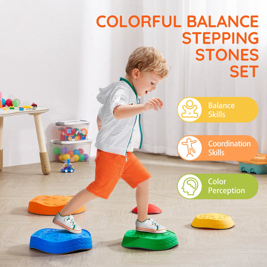 5PCS Montessori Balance Stepping Stones
