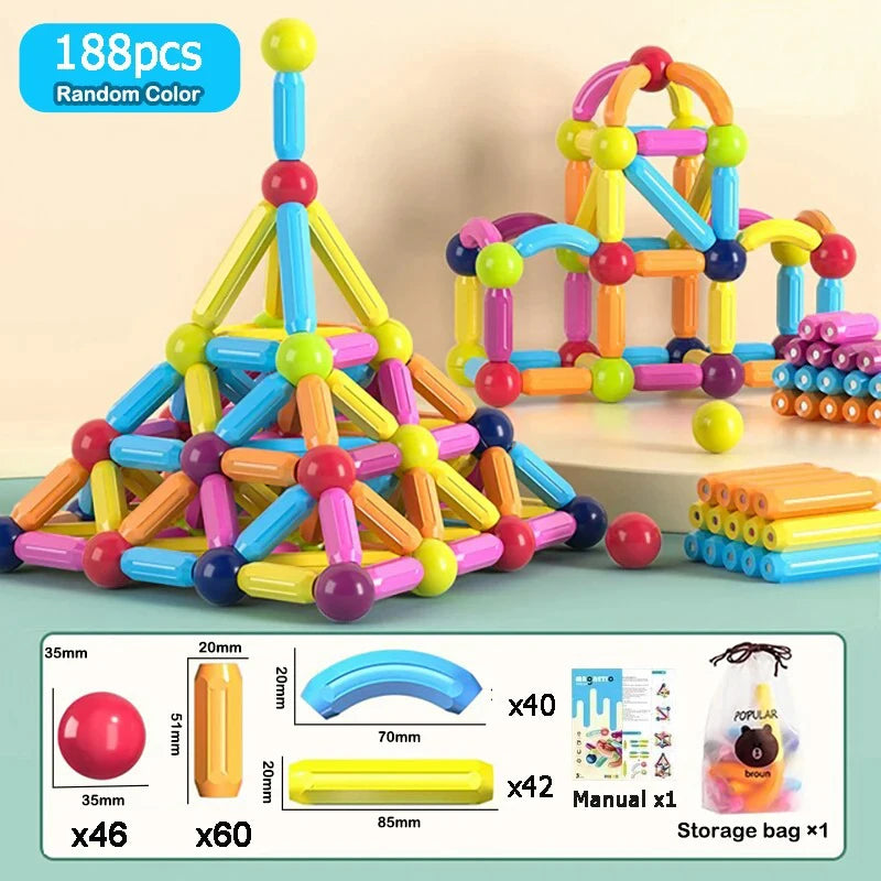DIY Magnetic Stick Toys