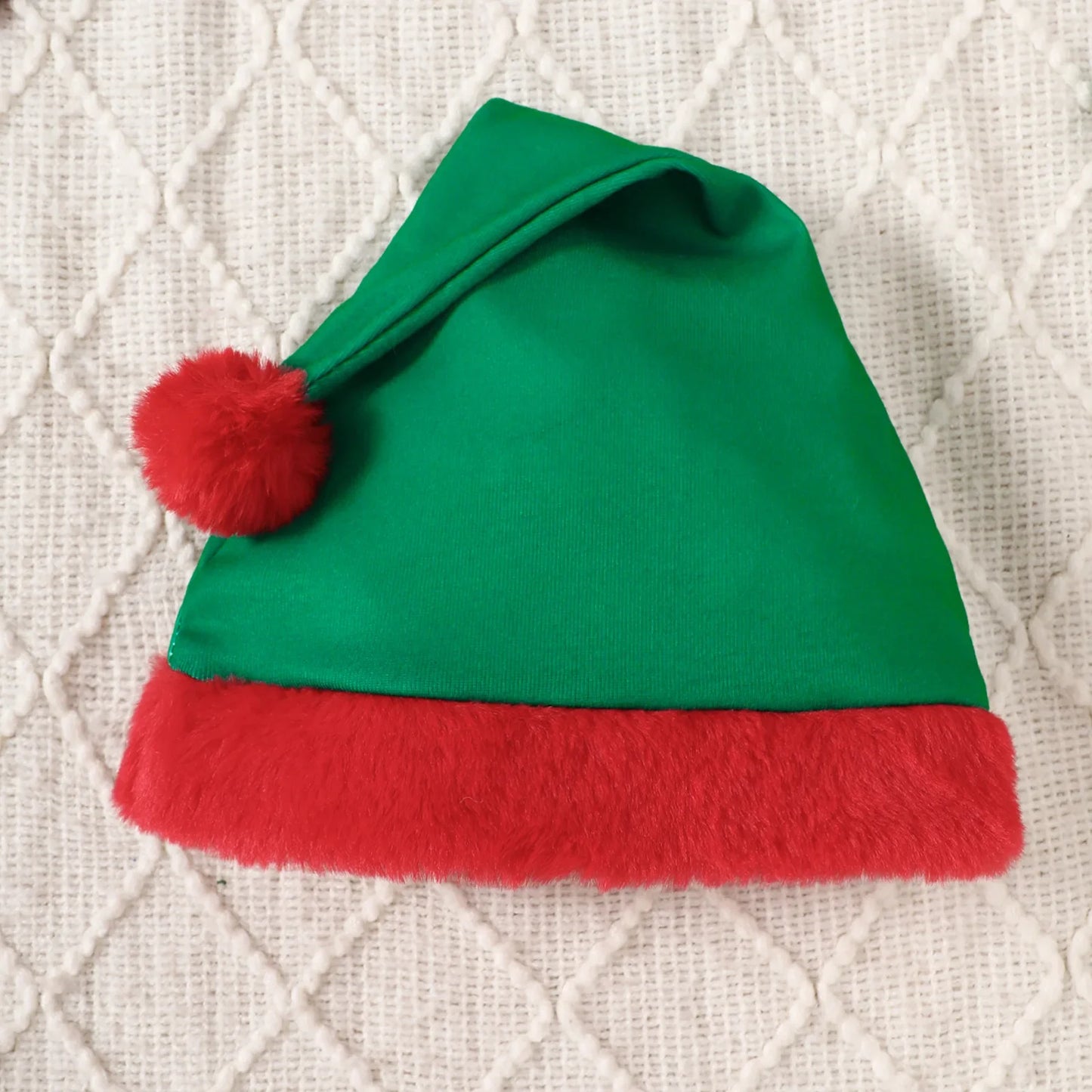 Girl Elf Christmas Jumpsuit & Hat Set- 2 pcs