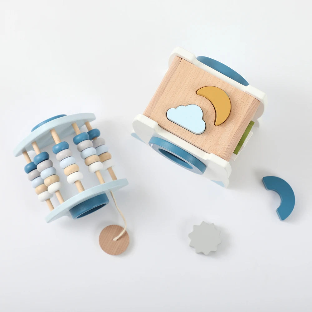 Montessori Wooden Rocket Toy