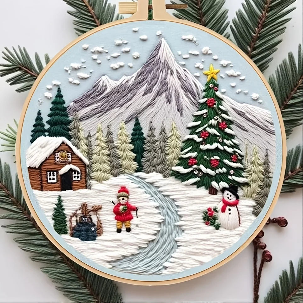 DIY Christmas Embroidery Kit