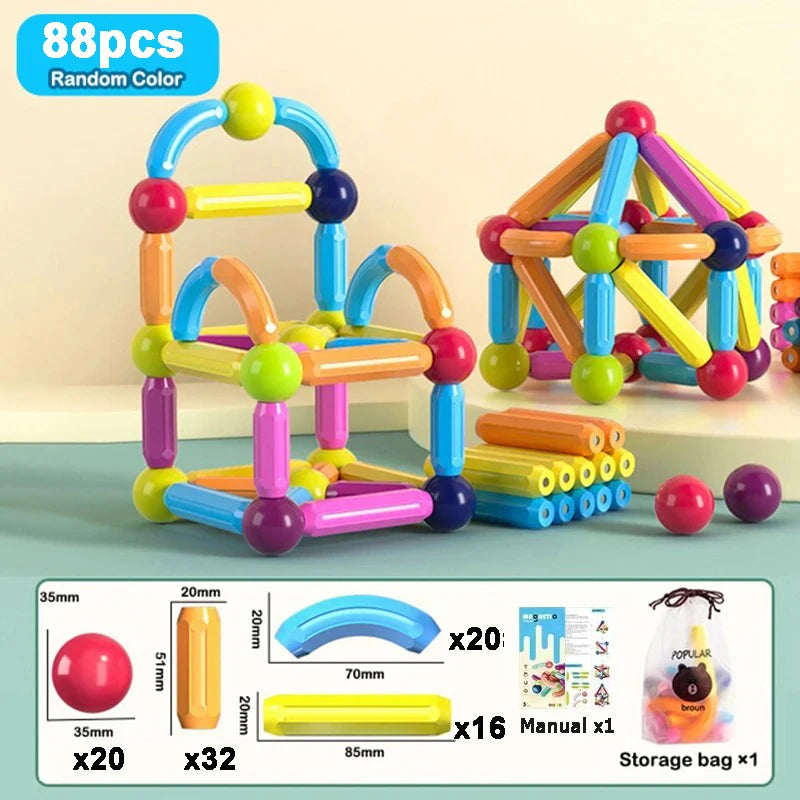 DIY Magnetic Stick Toys