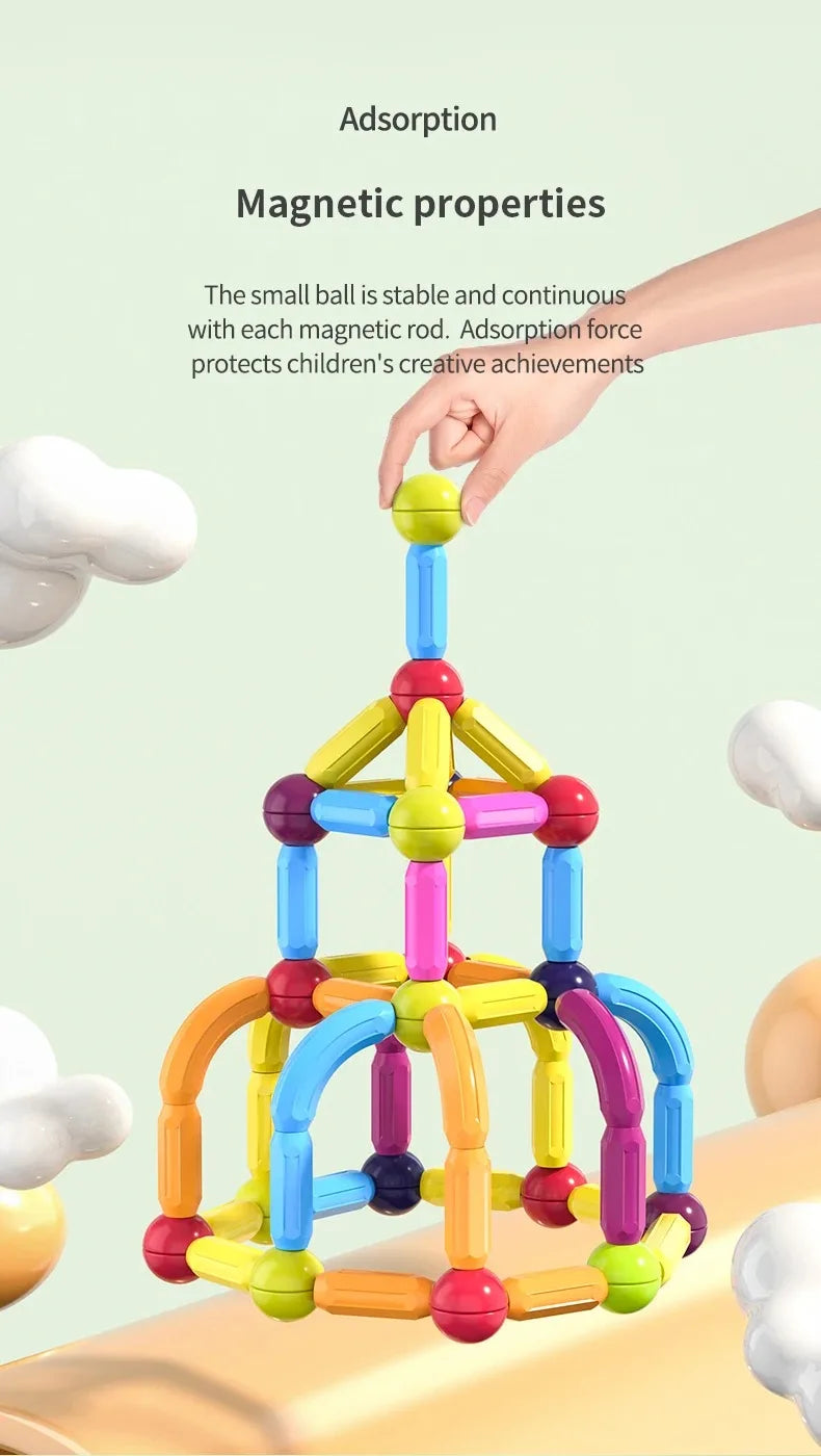 DIY Magnetic Stick Toys
