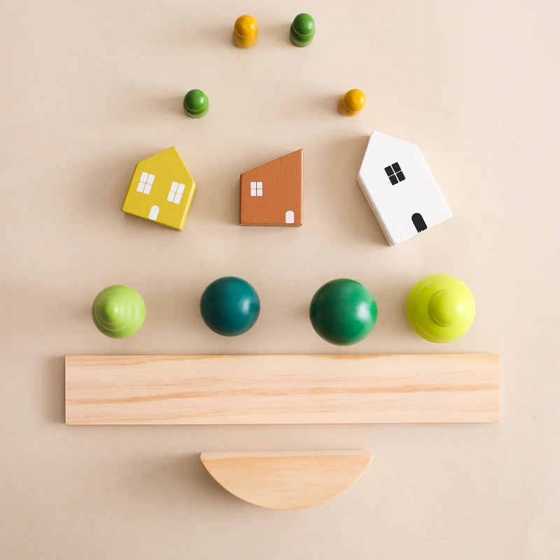 Montessori Forest House Stacking Toy