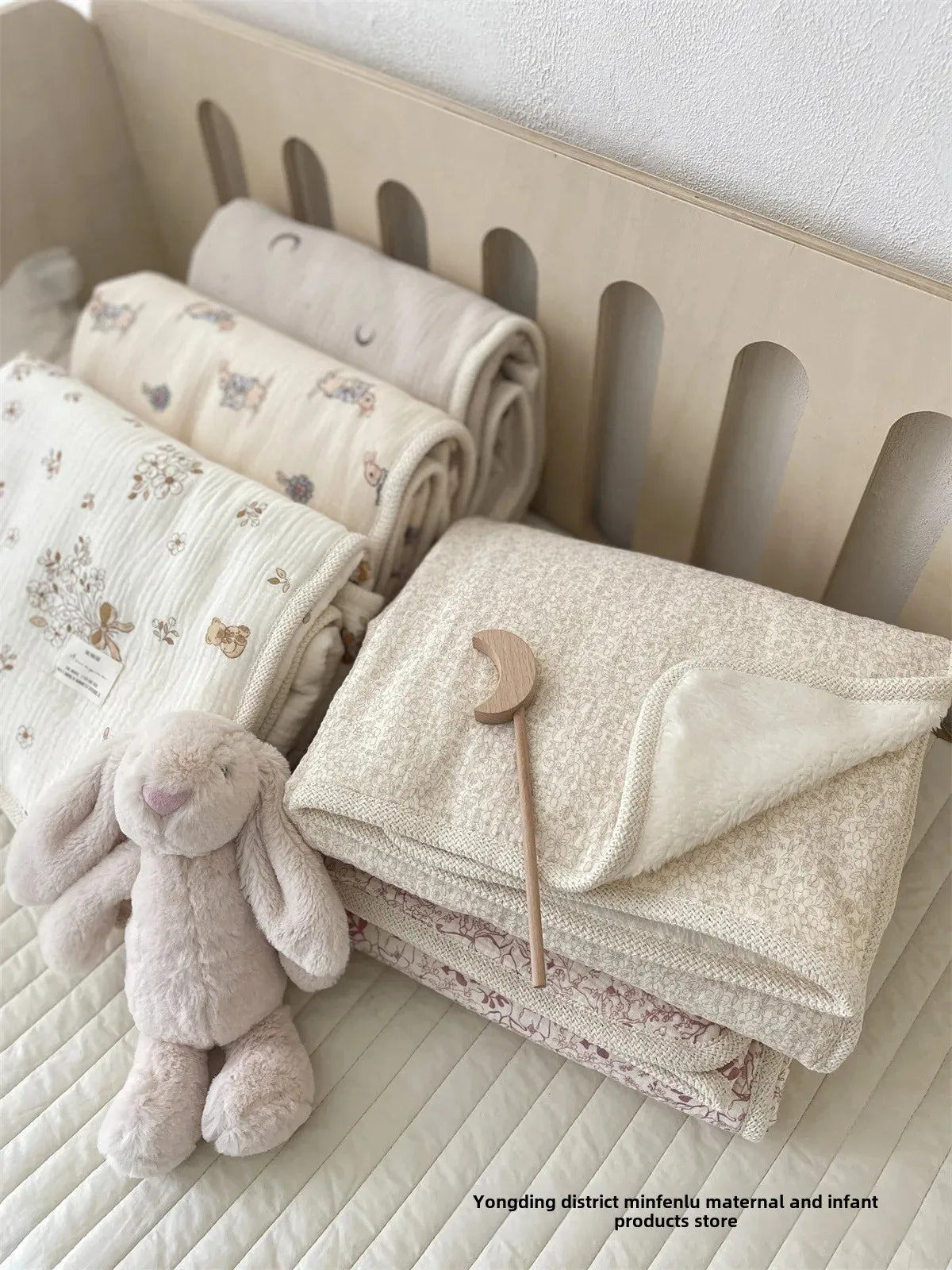 Classic Pure Cotton Fleece Baby Blanket