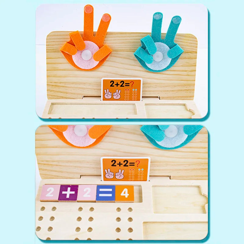 Wooden Counting Hands & Sticks Toy