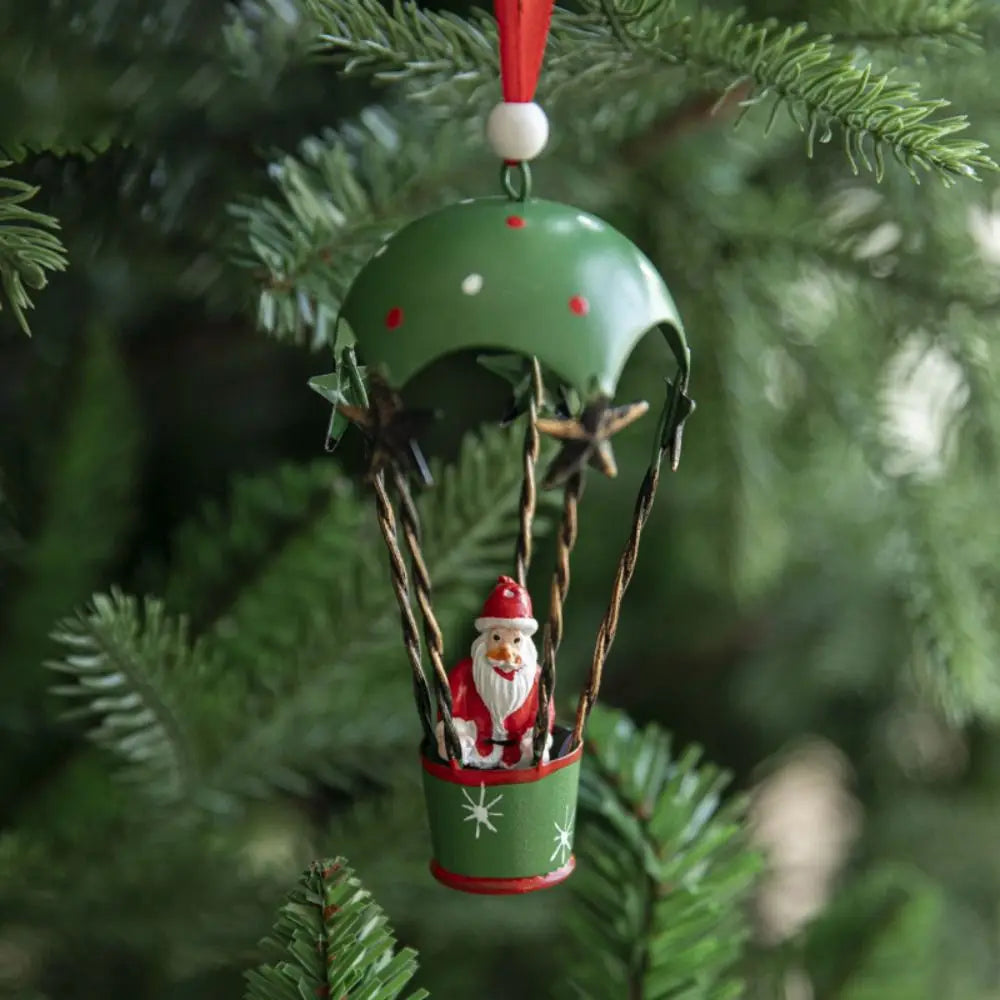 Christmas Hot Air Balloon Ornament