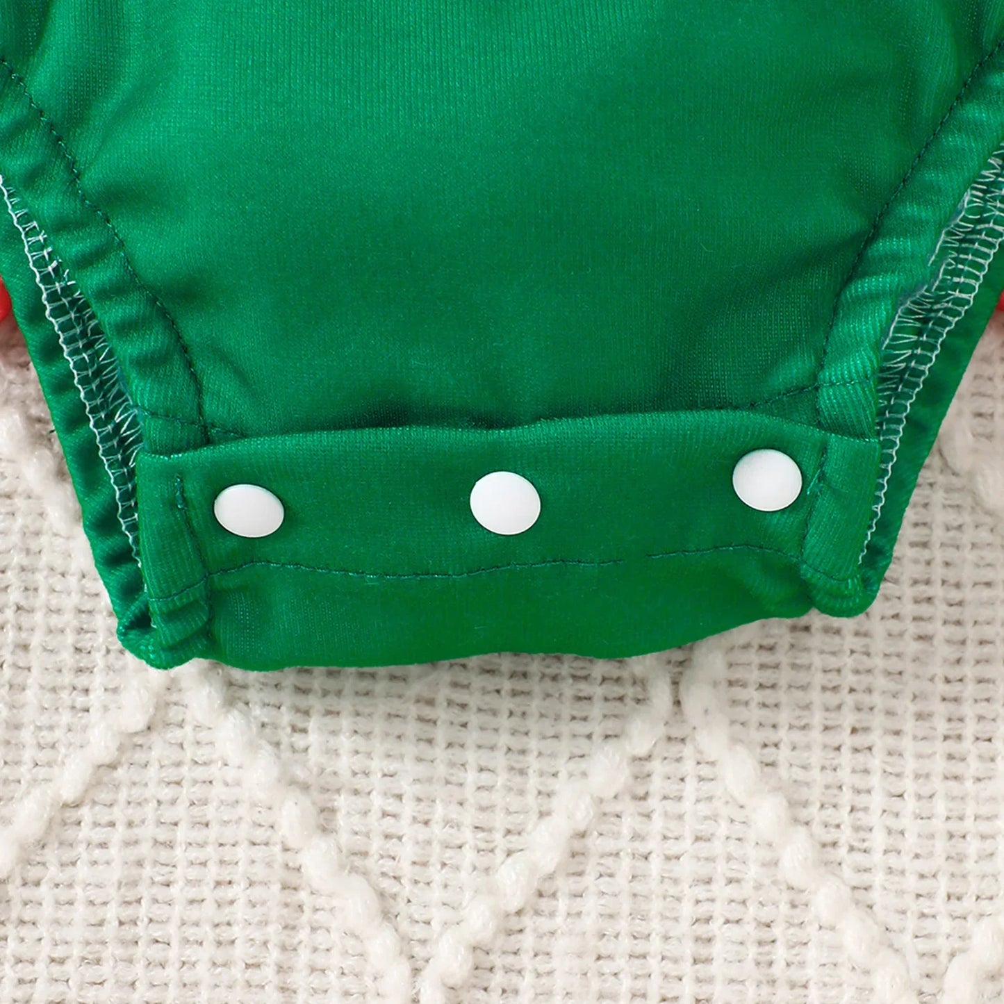 Girl Elf Christmas Jumpsuit & Hat Set- 2 pcs