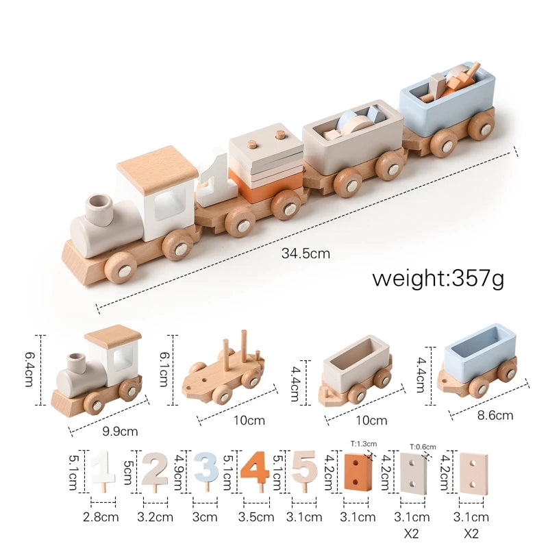Classic Montessori Train Toy
