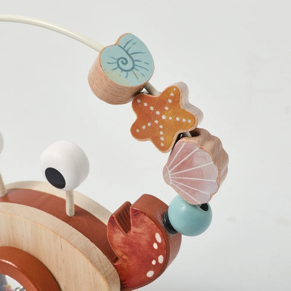 Clever Crab Wooden Toy
