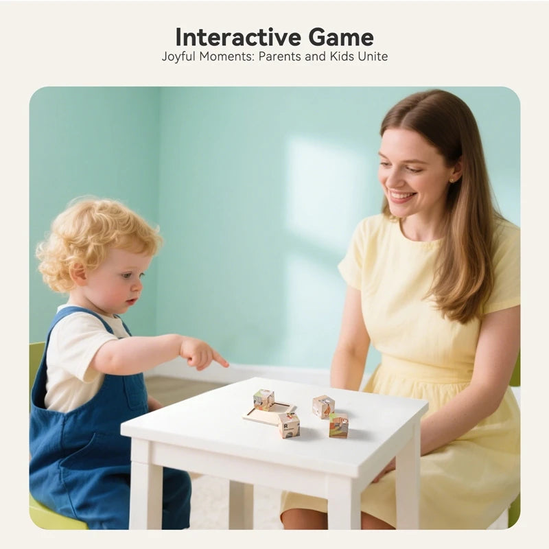 Baby Russian Wooden Blocks Puzzle