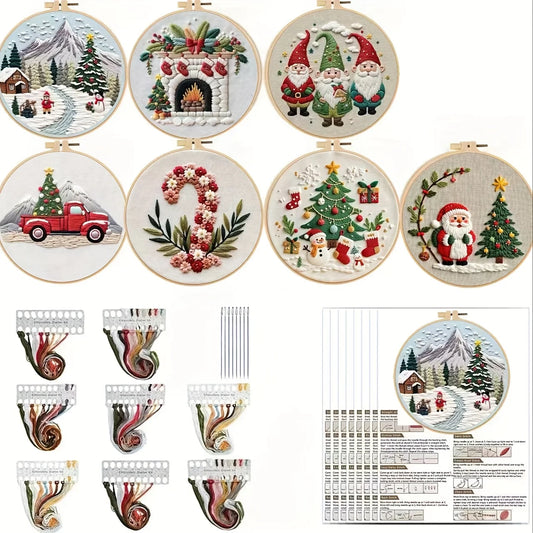 DIY Christmas Embroidery Kit