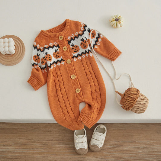 Baby Pumpkin Jumpsuit