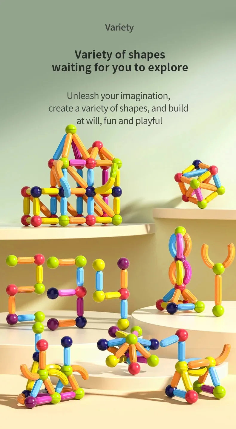 DIY Magnetic Stick Toys