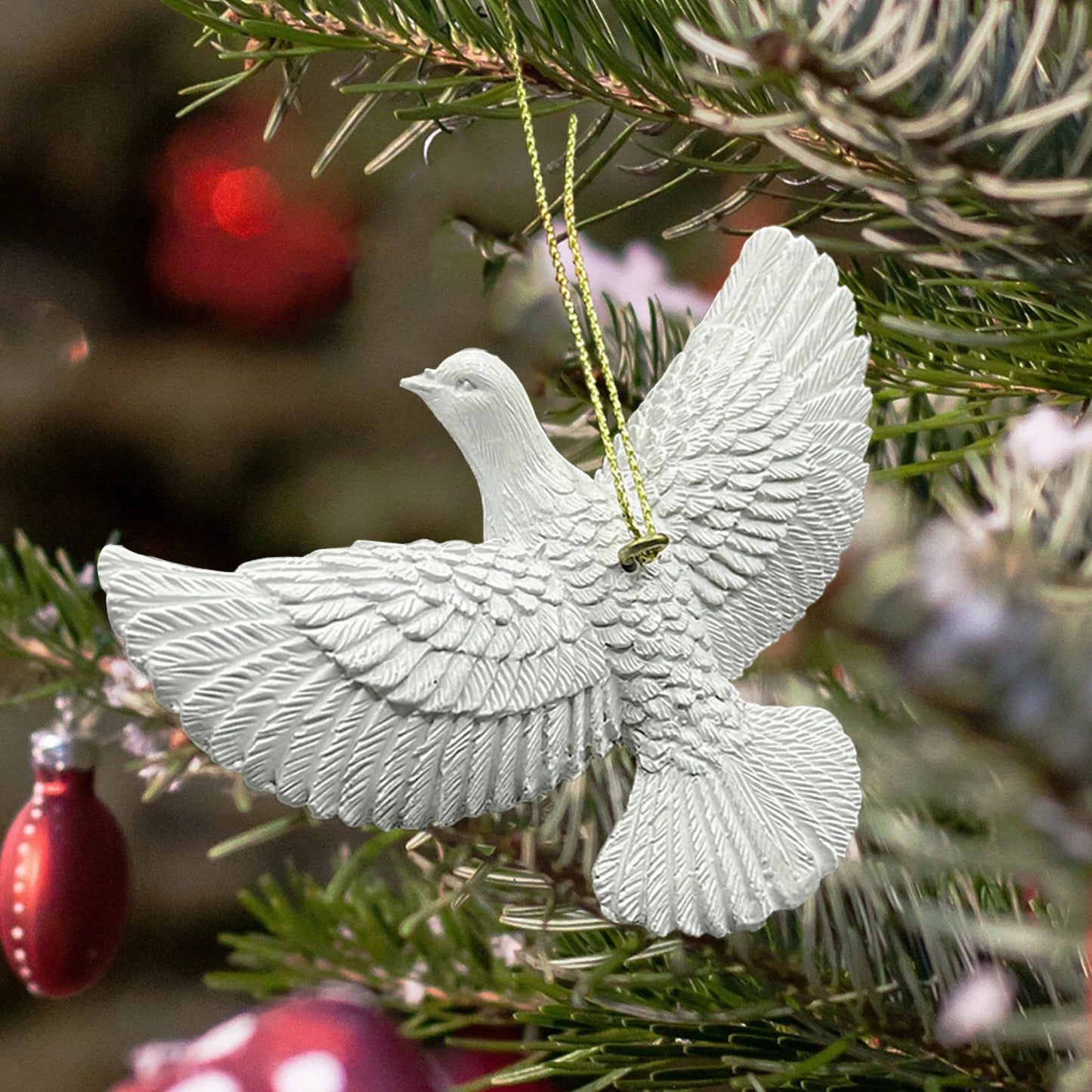 Dove Ornaments - 2 Pcs
