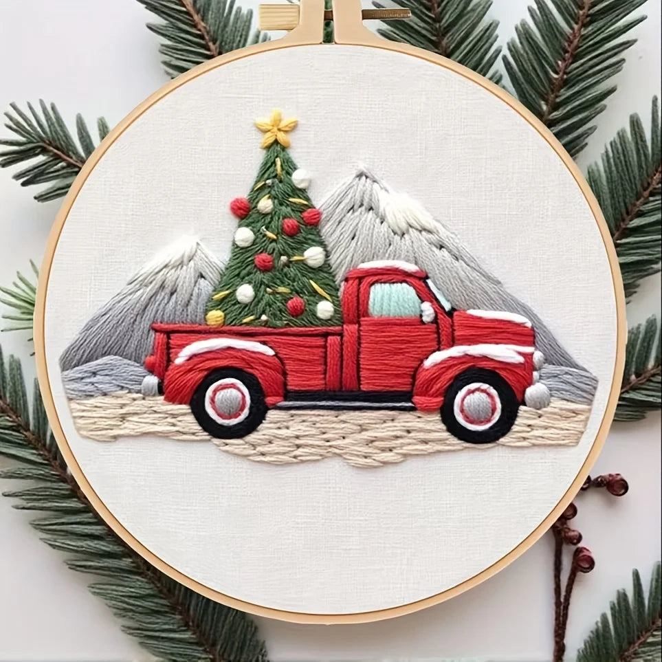 DIY Christmas Embroidery Kit