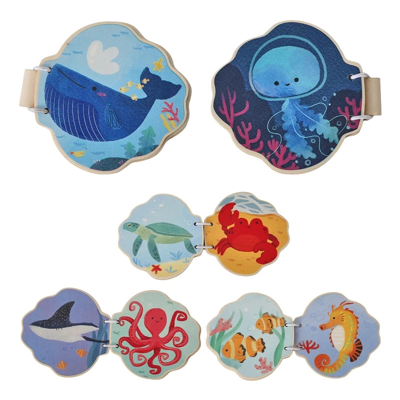Montessori Wooden Ocean Adventure Book