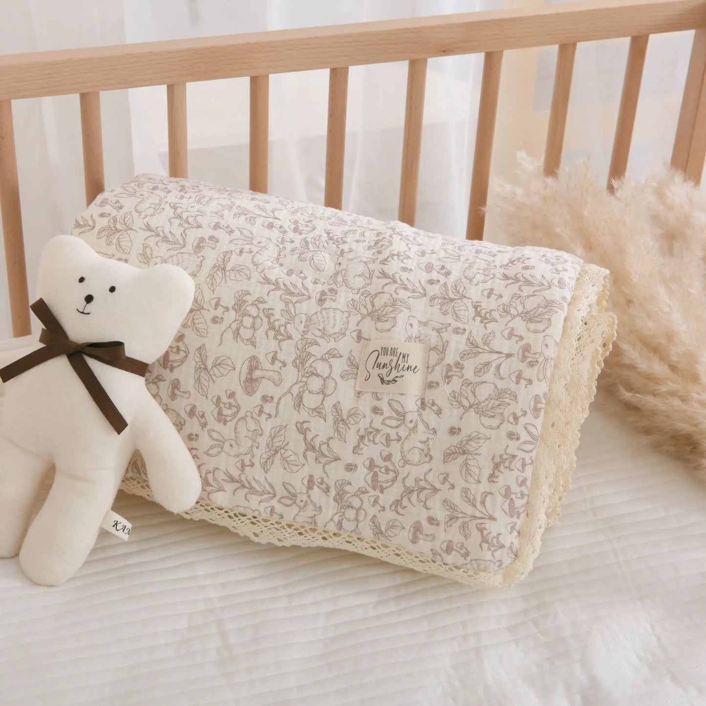 Floral Cotton Baby Blanket