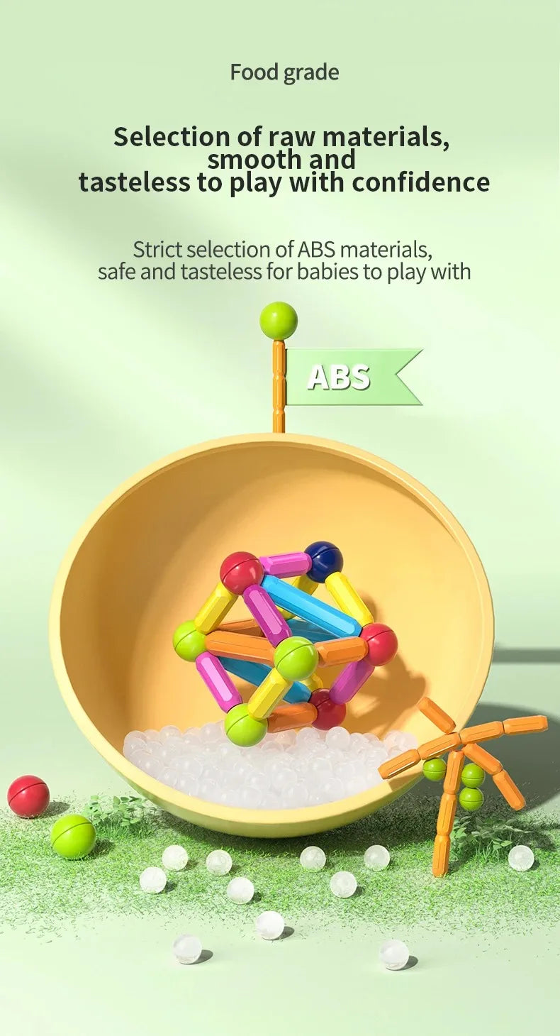 DIY Magnetic Stick Toys