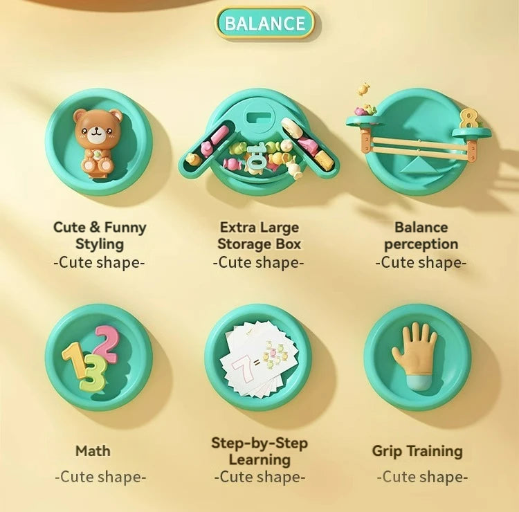 Montessori Balance Bear- Fun Maths