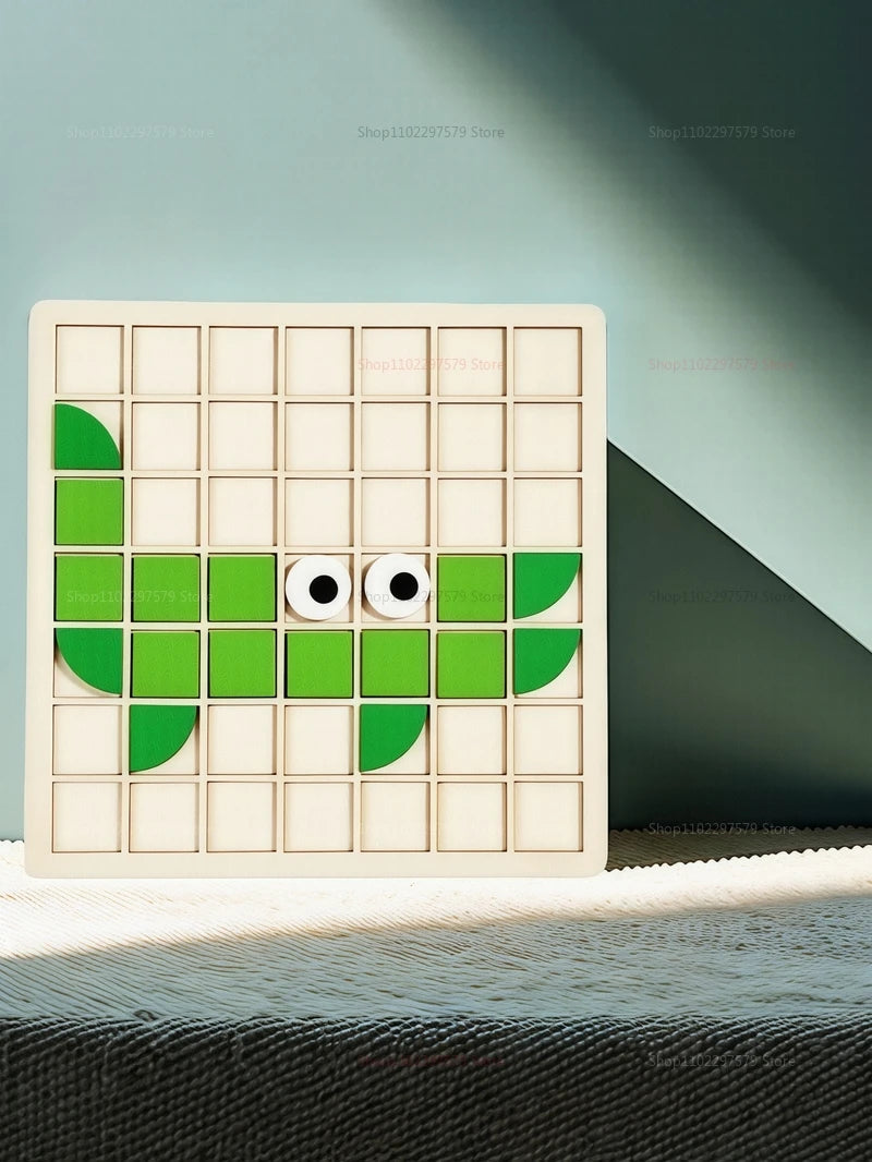 Wooden Mosaic Puzzle _ (120 pcs)