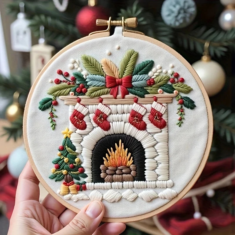 DIY Christmas Embroidery Kit