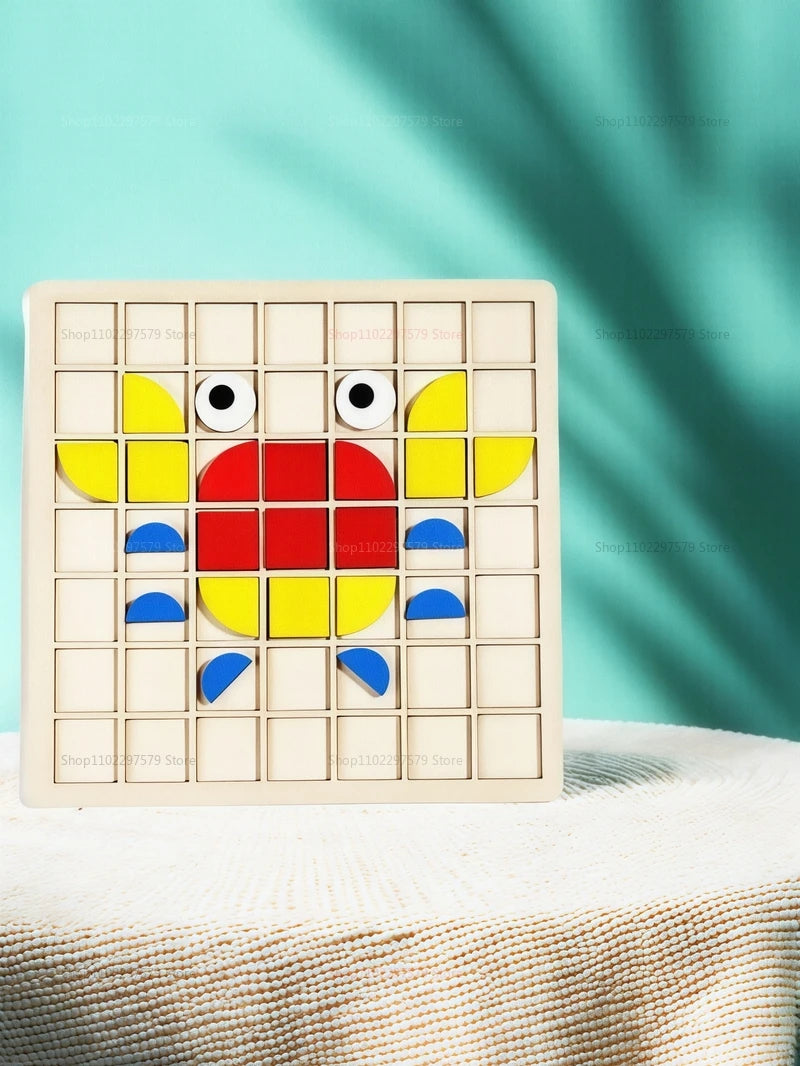 Wooden Mosaic Puzzle _ (120 pcs)