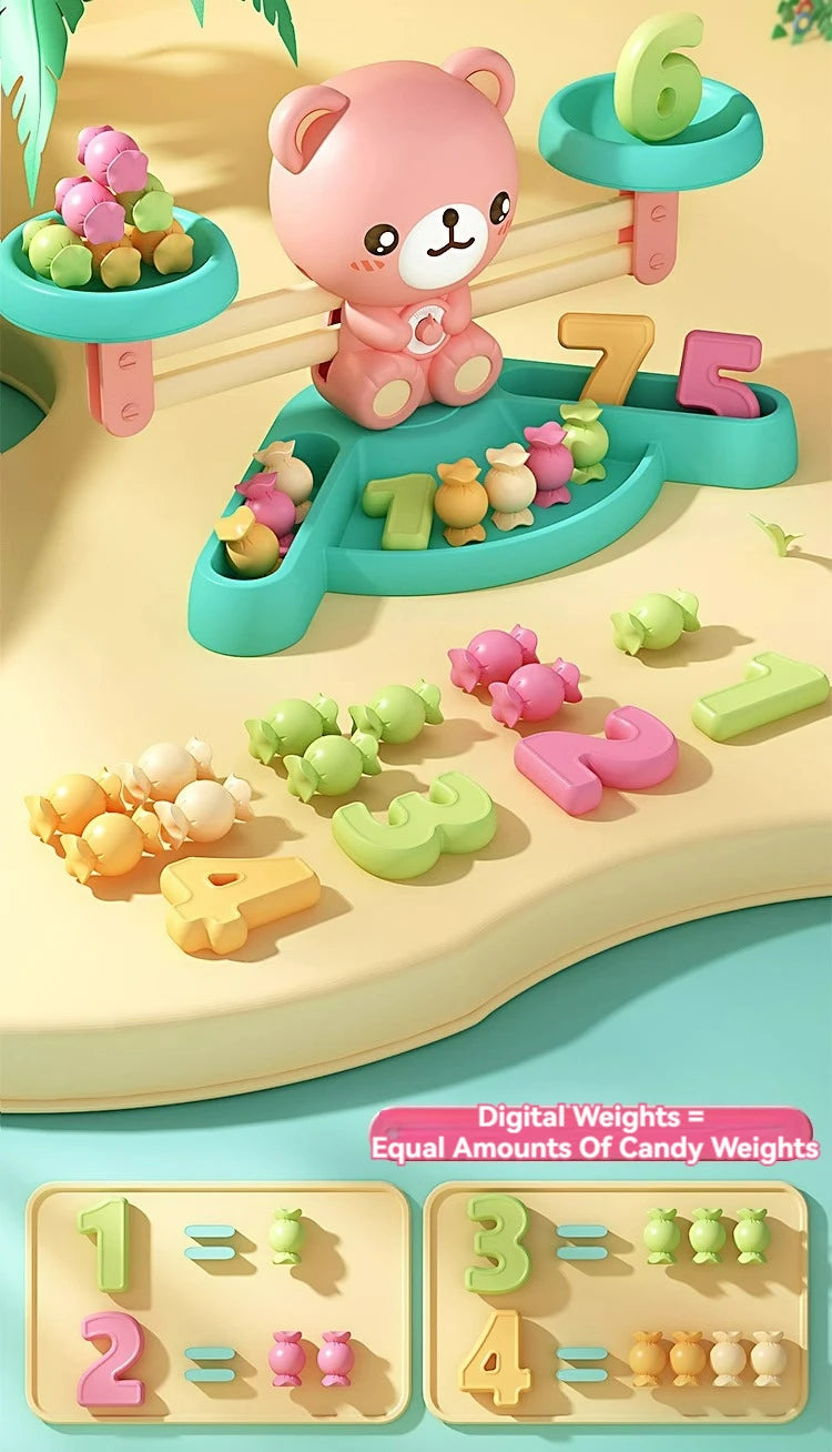 Montessori Balance Bear- Fun Maths