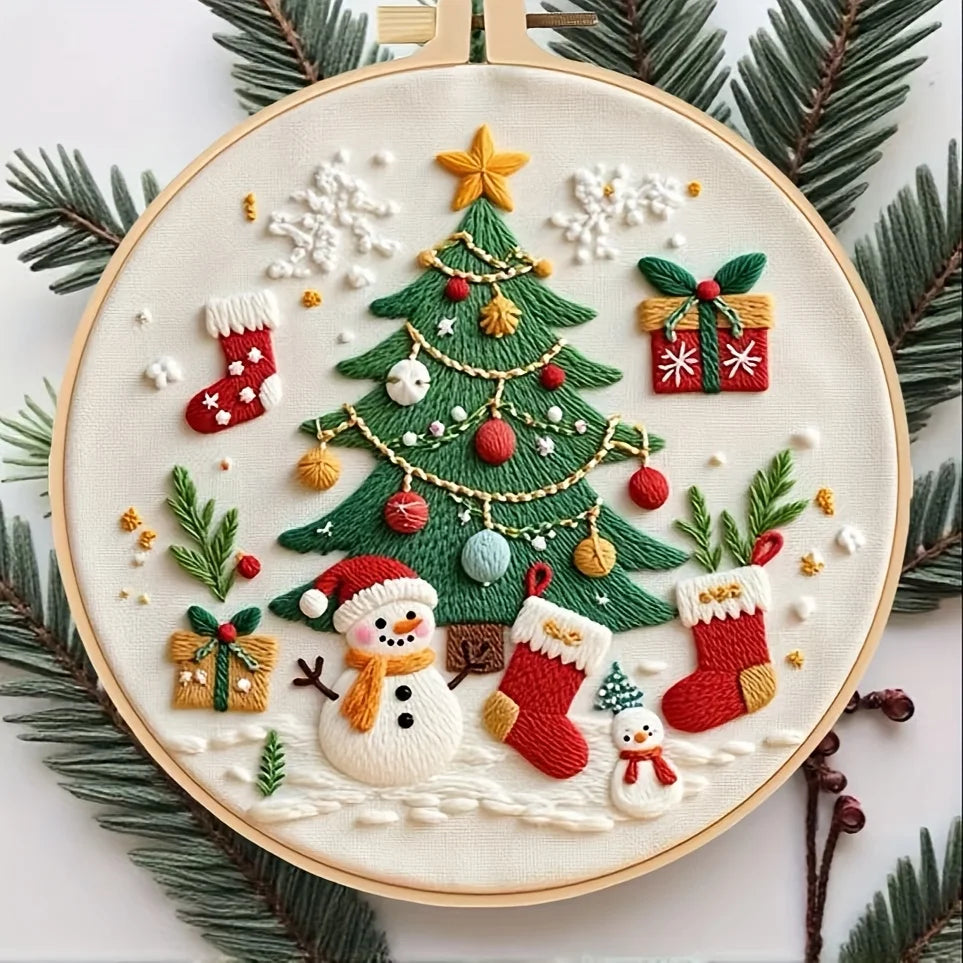 DIY Christmas Embroidery Kit