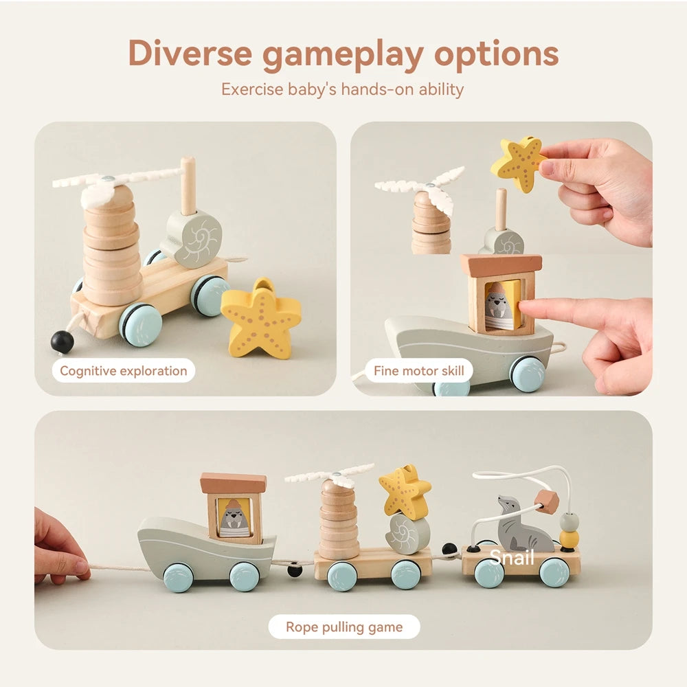 Classic Montessori Train Toy