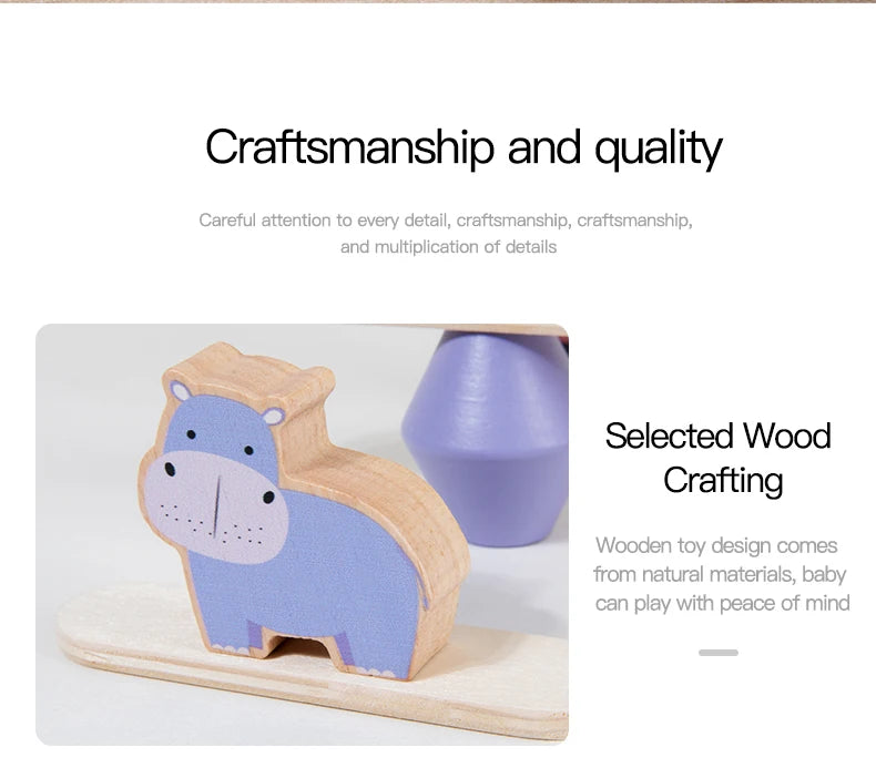 Montessori Wooden Balancing Blocks