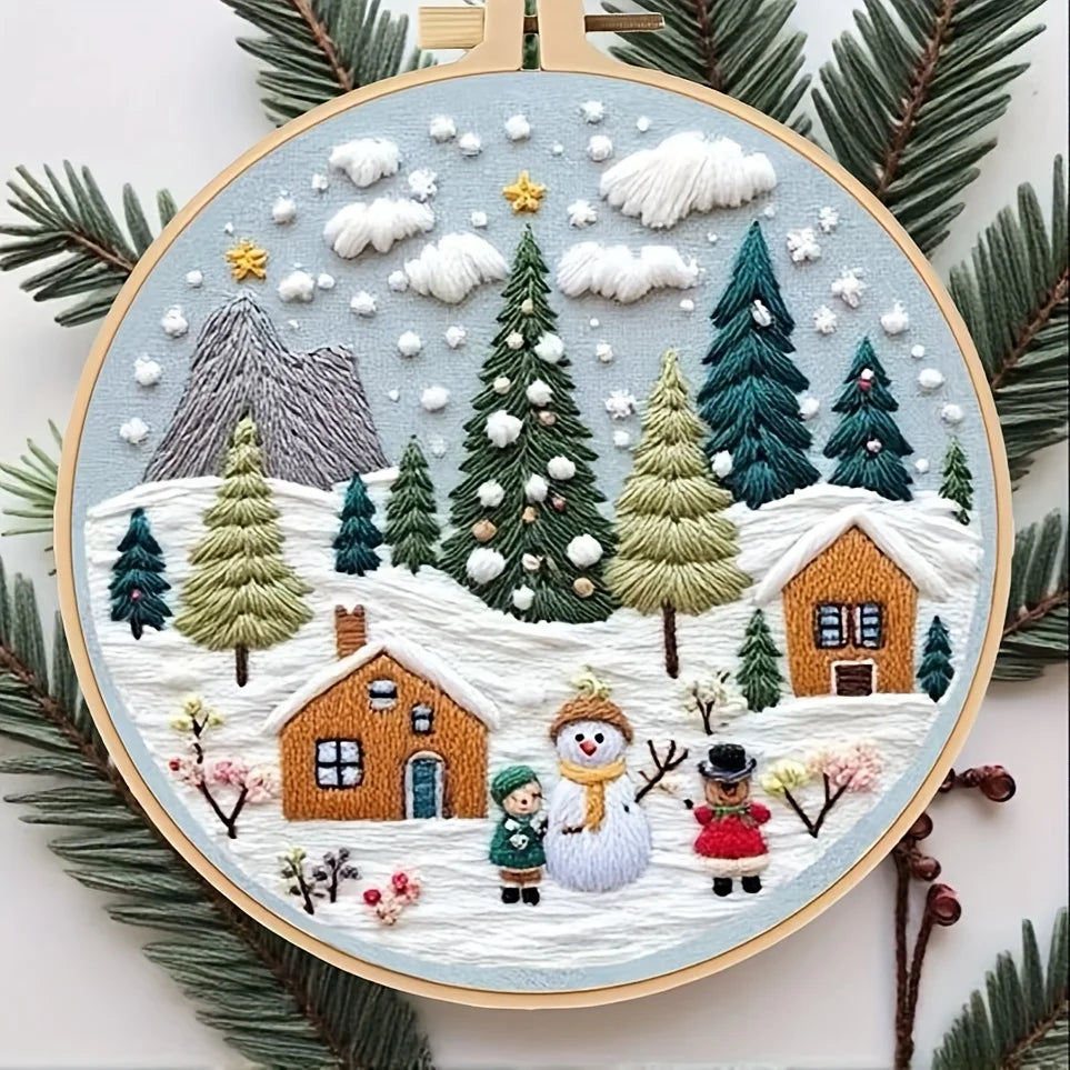 DIY Christmas Embroidery Kit