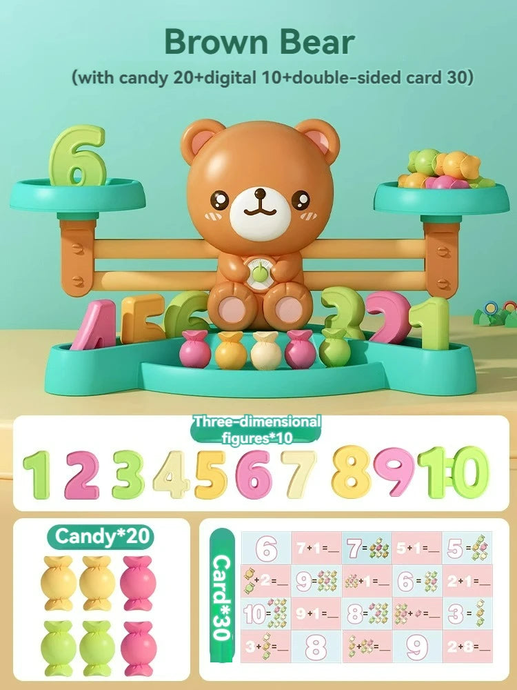 Montessori Balance Bear- Fun Maths
