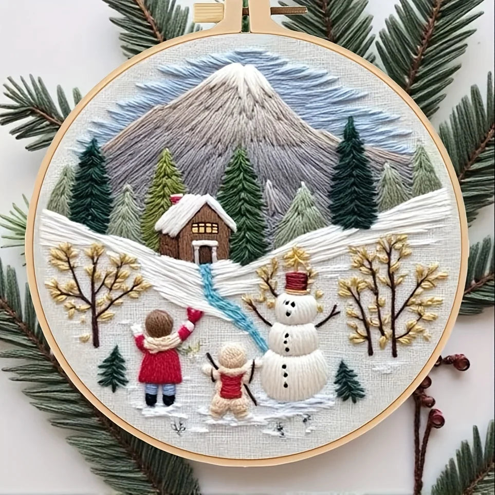 DIY Christmas Embroidery Kit