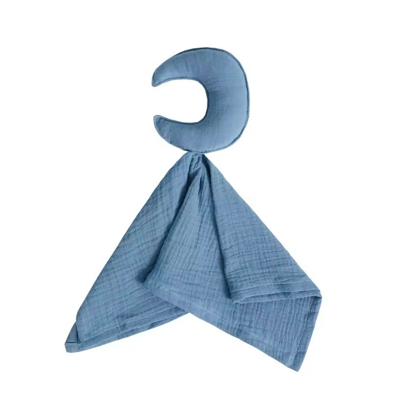 Moon and Star Cuddle Security Blanket
