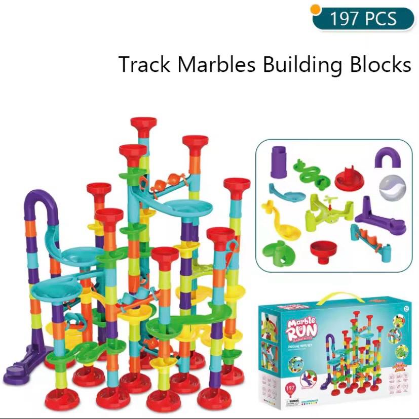 Marbles Run Track Building Blocks